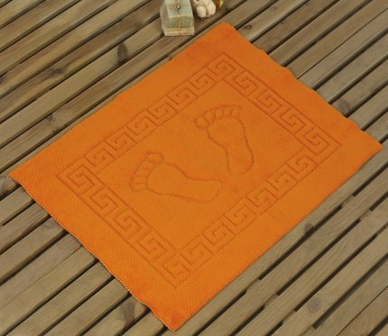 Коврик (50x70 см), 631/CHAR014, оранжевый, 50x70 - фото 1
