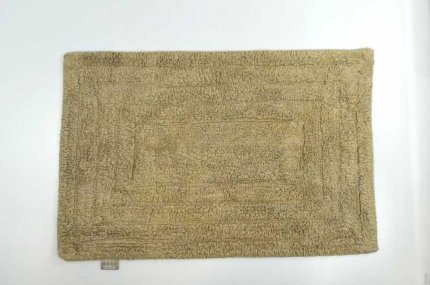 Коврик для ванной кружевной 100% хлопок (55x85 см), S.074корич, коричневый, 55x85 - фото 1