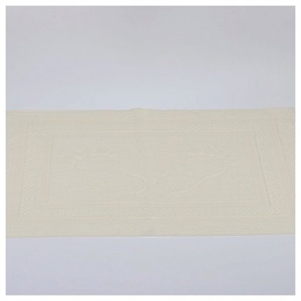 Коврик для ванной 100% хлопок (50x70 см), 1033крем, кремовый, 50x70 - фото 1