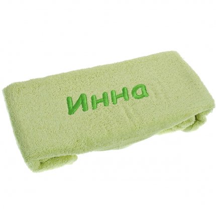 Полотенце махровое лицевое (50x90 см), 7027B-8800001034, светло-зеленый, 50x90 - фото 1