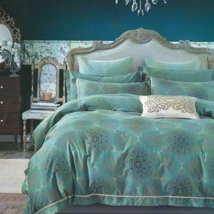 Комплект постельного белья из сатина, Евро-4860, евро - фото 1