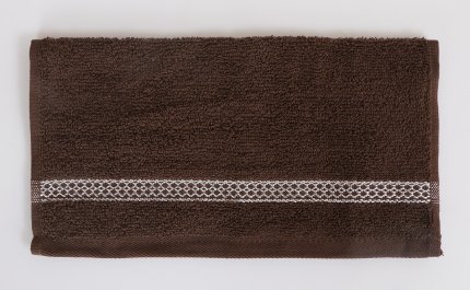 Салфетка махровая (30х30 см), 2145/CHAR010, коричневый, 30х30 - фото 1