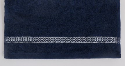 Салфетка махровая (30х30 см), 2145/CHAR011, синий, 30х30 - фото 1