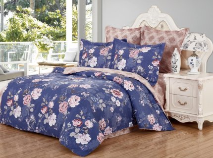 Сатиновый комплект белья, - фото 1
