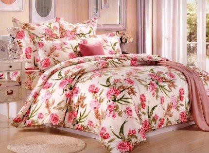 Комплект белья из печатного сатина, - фото 1