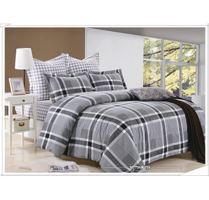 Комплект постельного белья из печатного сатина, - фото 1