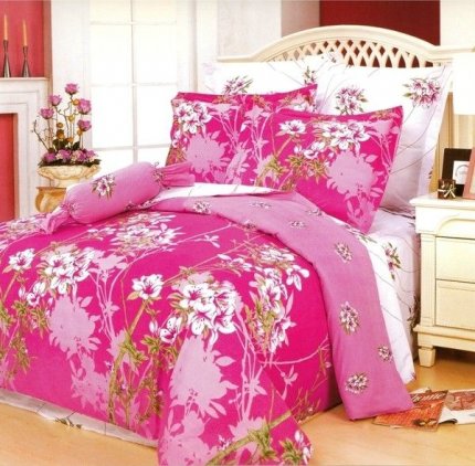 Постельное белье сатин печатный, - фото 1