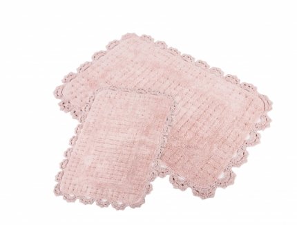 Набор ковриков для ванной, MINA Pink 60x90+40x60 - фото 1