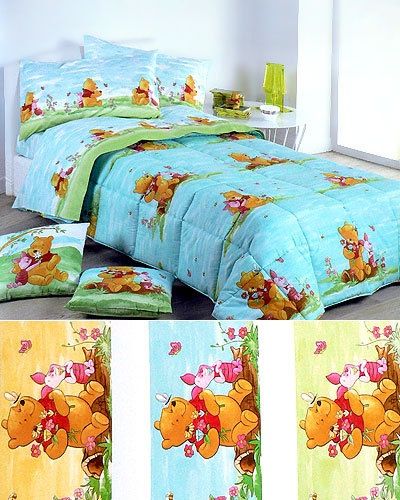 Покрывало сатин (160x220 см), 55971, POOH BOSCO, желт/giallo, 160x220 - фото 1