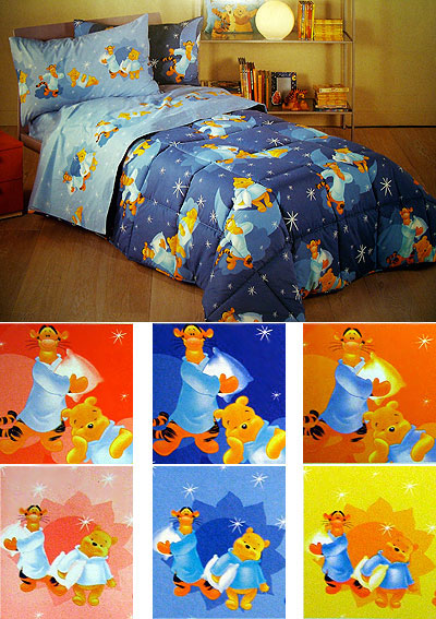 Детское постельное белье, 47923, POOH B.NOTTE, arancio, 1.5 спальный - фото 1