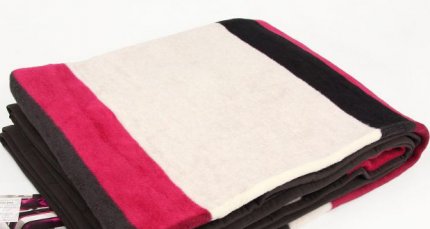 Плед 70% хлопок (150х200 см), 667281, Cotton Home2, karo pink, 150x200 - фото 1