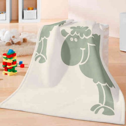 Плед детский 100% хлопок (75х100 см), 630841, Bio Cotton Kids, Schaf, 75х100 - фото 1