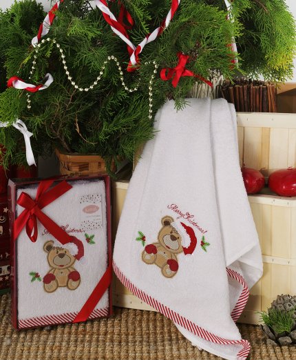 Лицевое полотенце из хлопка (50x90 см), 2910/CHAR002, V2, 50x90 - фото 1